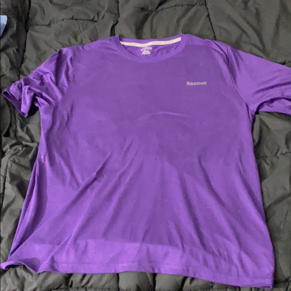 Large Purple Reebok T Shirt